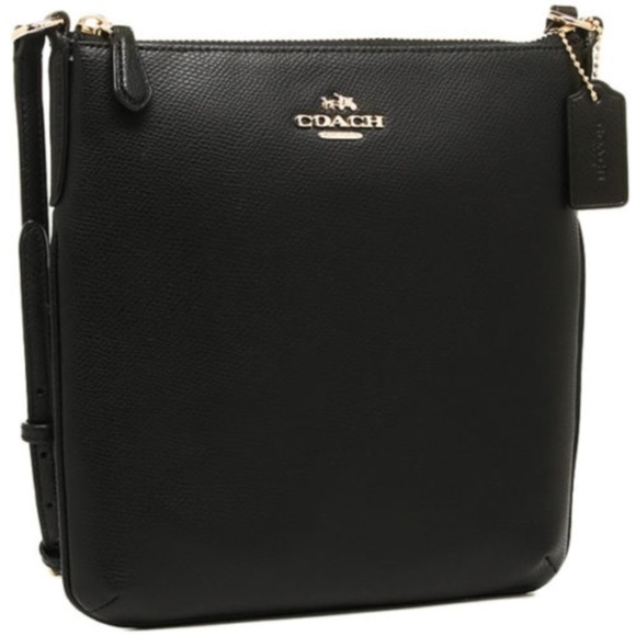 Coach Handbags - NWT Coach Black Leather Swingpack Crossbody North